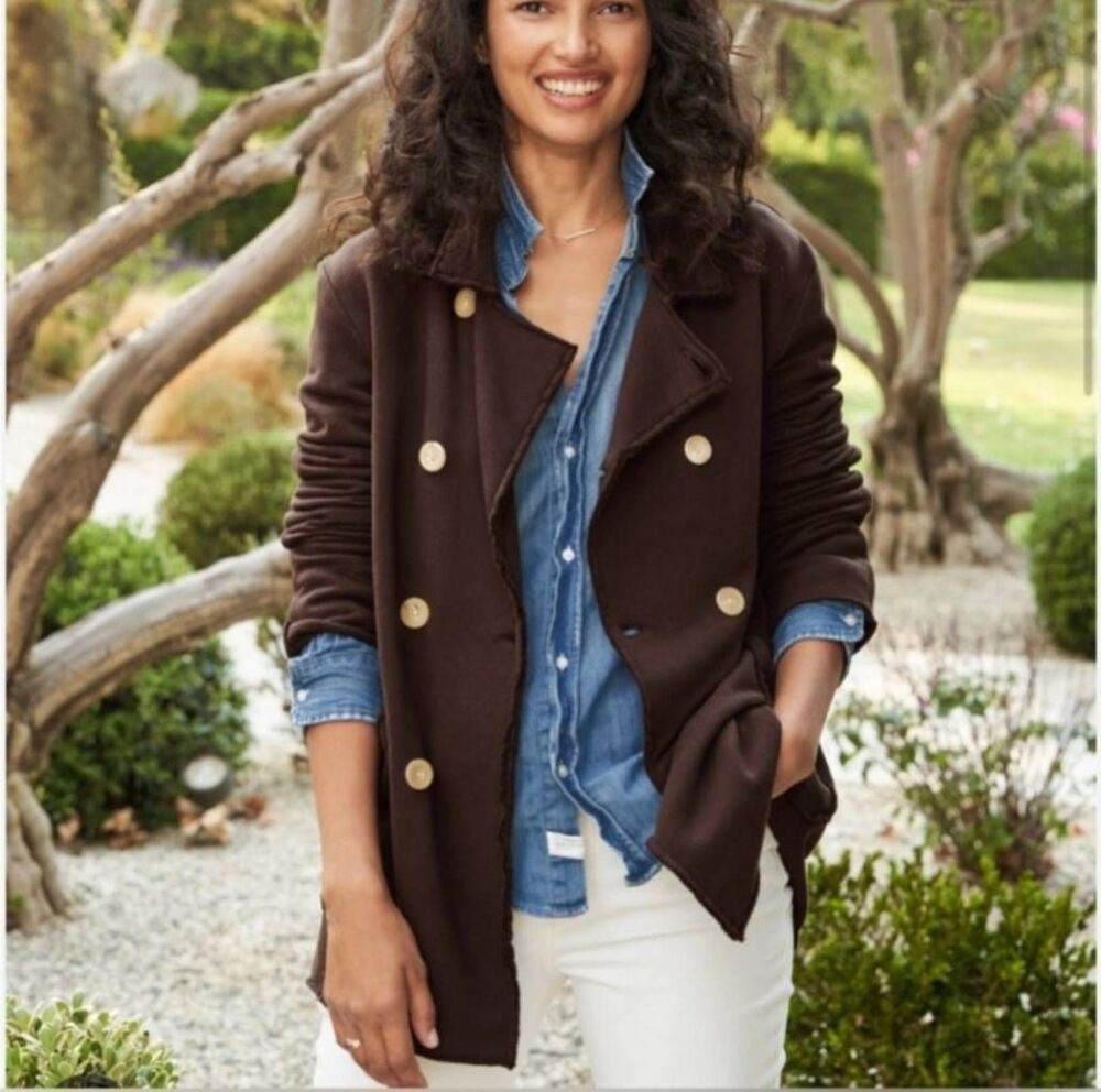 Frank & Eileen Belfast Triple Fleece In Dark Brown Size M